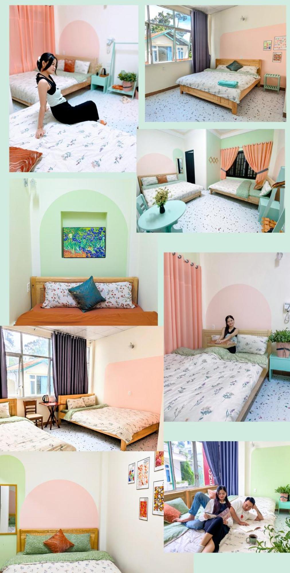 Wasabi House 2 Gan Cho Dem 5P Di Bo Hotell Dalat Eksteriør bilde